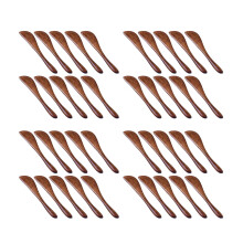 40 Packungen Buttermesser Aus Holz, 6 Zoll Gewürzmesser, Holz, Super Praktisch, Küchenutensilien, Erdnussgelee Verteiler