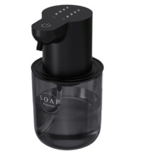 Distributeur Automatique de Savon Mousse Sans Contact 400 Ml, Étanche, Fixation Murale, avec Technologie Intelligente de Lavage des Mains pour une