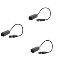 3X Audiokabelisolator XLR Elimineert Ruis Aardlus Audio-Isolator Anti-Interferentie Huidig Geluid Elimineert Ruis