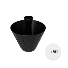 Origami Cone Design Coffee Filter Cup Reusable Hand Brewed Coffee Dripper Strainer with 185mm Filter Paper B