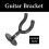 Chord Chord Wall Mount Guitar Bracket Universal Holder Black 10