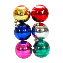 8cm 6Pcs Light Christmas Christmas Tree Decorative Pendant Window Roof Shopping Pendant Pendant,Multicolor