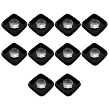 10X Blender Square Deckel und Mittelkappe für Os-Ter Blender Jar Passend für 4903 Blender Square Jar Deckel Ersatz