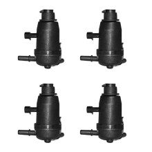 4X Ensemble de Filtre à Carburant à Séparation D'Eau Moteur 35-8M0106635 pour Filtre à Carburant Hors-Bord Mercury V6 V8 4 Temps 175-300HP