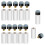 Ersatz-Queue-Spitzen mit Weißer Queue-Ferrule, Aufschraubbare Queue-Spitze, Queue-Spitze, Schwarzer 8-Billardtisch-Queue 5