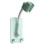 Punch-Free Shower Bracket Fixing  Bathroom Sprinkler  Shaking  Bracket Shower Fixing Bracket with Hook Green 1