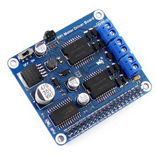 Waveshare dla Raspberry Pi RPi Motor Driver Board MC33886 Drives Expansion Board dla Raspberry Pi 1