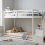 Noa and Nani Nia Bunk Bed with Storage Staircase in White 2