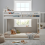 Noa and Nani Nia Bunk Bed with Storage Staircase in White 1