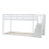 Noa and Nani Nia Bunk Bed with Storage Staircase in White 4