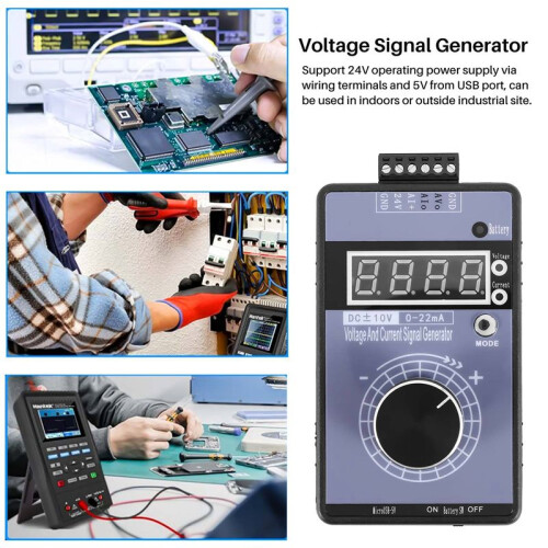 Precision 4-20MA Current Voltage Signal Generator, Analog Simulator for PLC and Panel Debugging, Frequency Converter 1