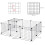 DIY Metal Pet Playpen - 12-Panel Wire Fence 4