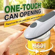 Ouvre-Boîte Électrique à une Touche, Coupe Latérale, Ouvre-Boîte Automatique avec Bord Lisse, Presque les Types de Boîtes, Gadget de Cuisine