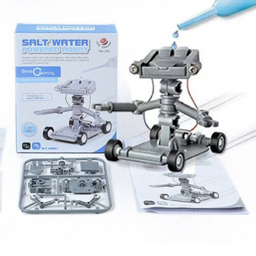 Salt Water Powered Science Toy Assembly Kids Educational Exploration Invention