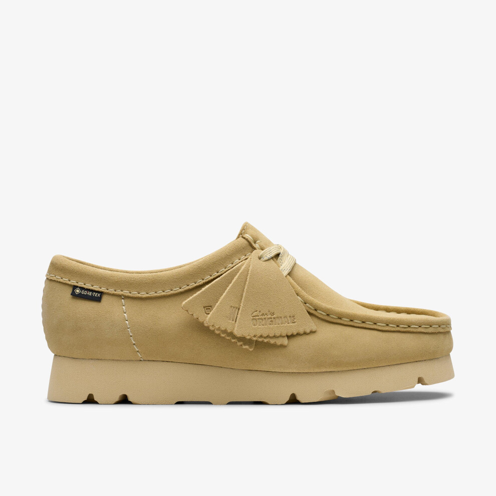 Clarks (Standard, 5 (Adults')) Wallabee.gtx Maple Suede