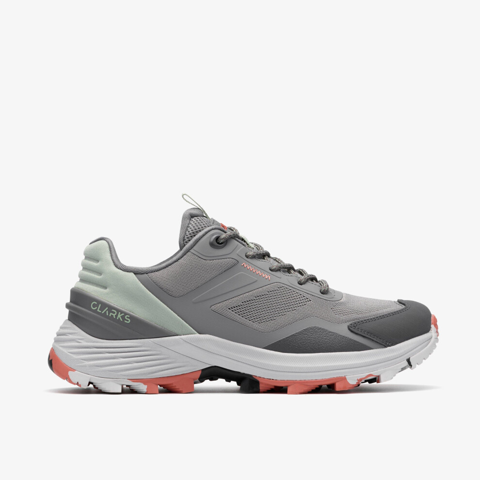 Clarks (Standard, 5 (Adults')) Laila Trail Dark Grey Combi