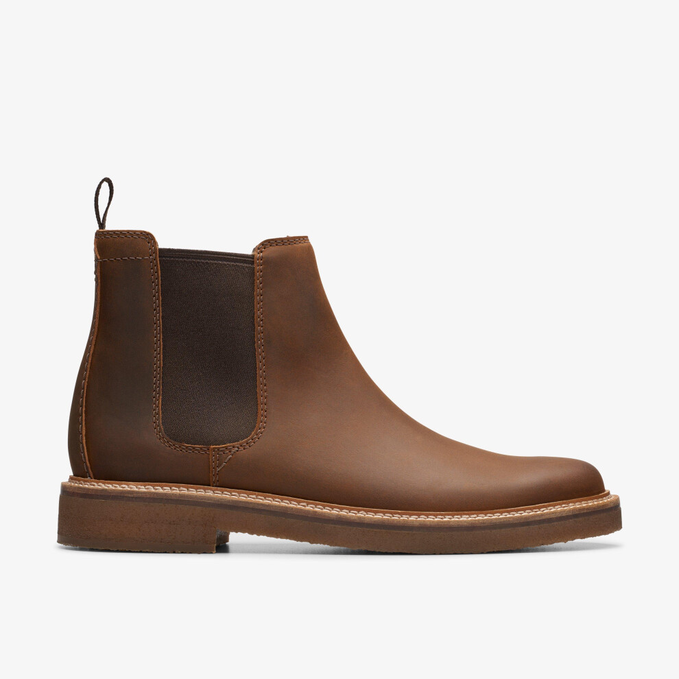 Clarks (Standard, 10 (Adults')) Clarkdale Easy Beeswax Leather