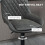 Retro Bar Stools Set of 2, Dark Grey, Adjustable & Swivel 6