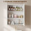 HOMCOM Wall-Mounted Bathroom Mirror Cabinet 4