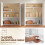 HOMCOM Wall-Mounted Bathroom Mirror Cabinet 5