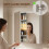 HOMCOM Wall-Mounted Bathroom Mirror Cabinet 7