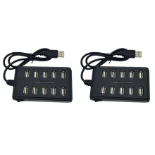 2X 10 Port High Speed Extension Cable USB 2.0 Hub Adapter for Laptop PCB Interface Device
