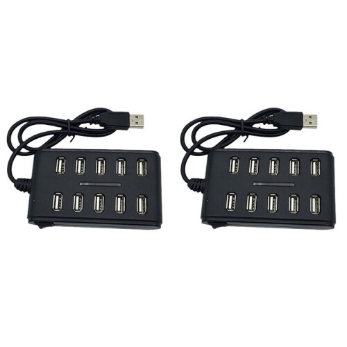 2X 10 Port High Speed Extension Cable USB 2.0 Hub Adapter for Laptop PCB Interface Device