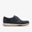 Clarks (Standard, 10 (Adults')) Sailview Lace Navy Nubuck 1