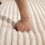 (Beige, Corduroy) Oversized Upholstered Chaise Sofa Bed 7
