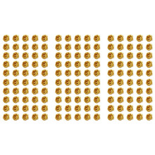 Künstliche Blumen Seide Rose Blumen Köpfe, 150 Stück für Hut Kleidung Album Dekoration, Hochzeit Dekoration (Gold)