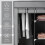 Foldable Fabric Wardrobe, Dark Grey, 125x43x162.5cm 6