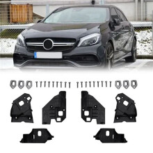 2X Front Right Headlight Bracket Repair Kits A1768200214 for - A Class W176 A 180 13-17 Fixed Holder Screw