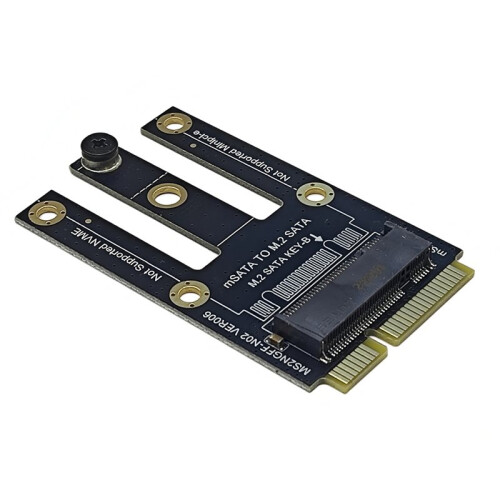 MSATA to M.2  SSD Adapter MSATA to M.2 KEY-B NGFF  Converter Card Riser Support 2230 2242 SSD