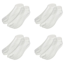 4Pair Female Feet Mannequin Thong Style Foot Model for Sandal Shoe Sock Jewelries Display - Clear
