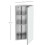 Stainless Steel Corner Mirror Cabinet 300mm 3