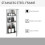 Stainless Steel Corner Mirror Cabinet 300mm 6