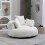 (Beige, Chenille) COOLMORE Lazy Sofa Chair - Beige Chenille 6