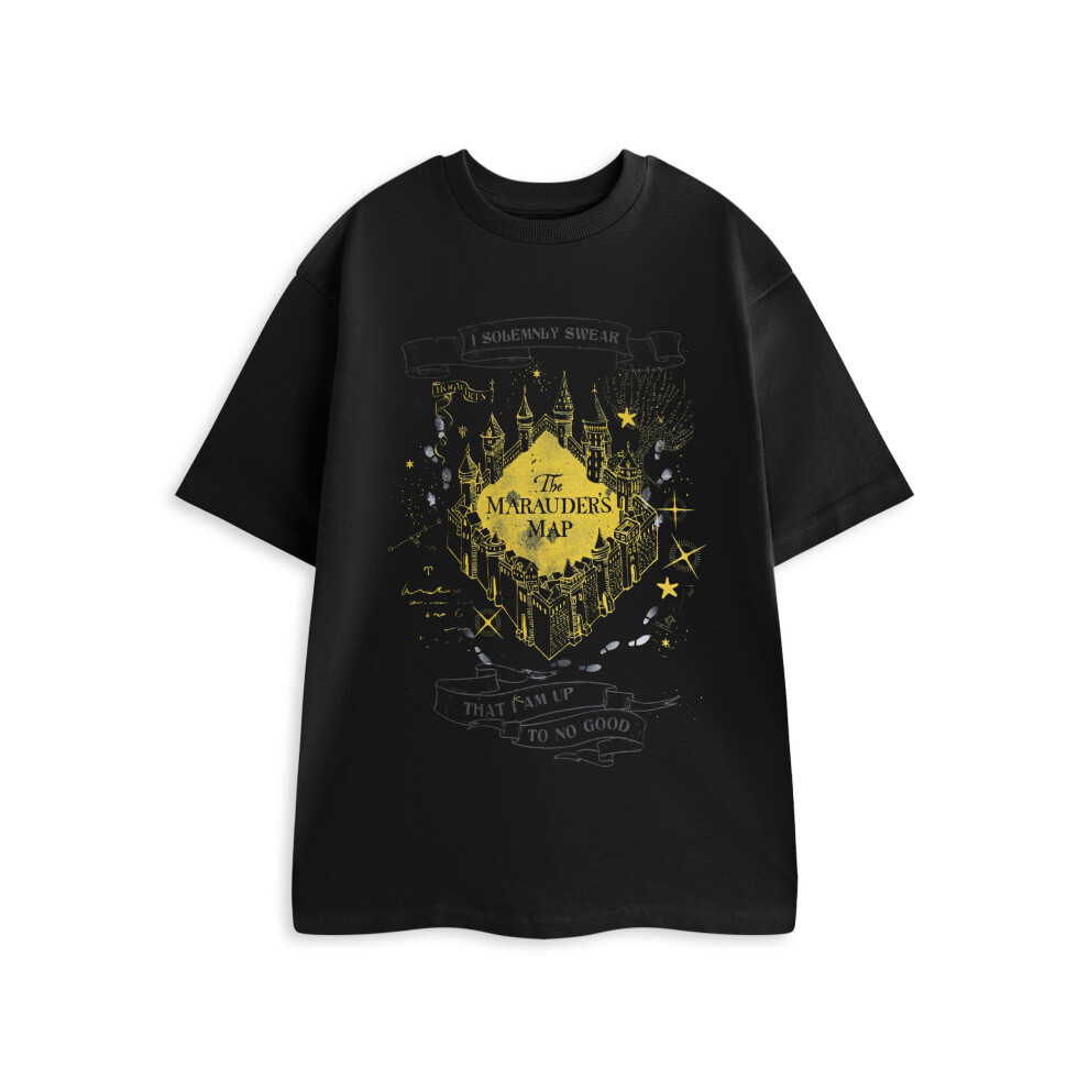Harry Potter (Medium) Short Sleeved T-Shirt (Unisex Black)