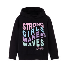 (9-10 Years) Barbie Hoodie (Girls Black)