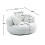 (Beige, Chenille) COOLMORE Lazy Sofa Chair - Beige Chenille 4