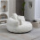 (Beige, Chenille) COOLMORE Lazy Sofa Chair - Beige Chenille 11