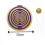 5PCS Polarization  Disk MWO Disk MultiWave Oscillator Antenna Ornaments Lakhovsky Golden Plated Disc 6