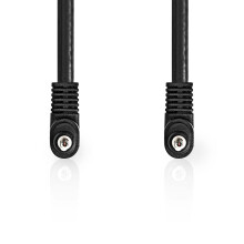 Audio Video kábel | 3,5 mm Férfi | 3,5 mm Férfi | Nikkelezett | 2,00 m | kerek | PVC | Fekete