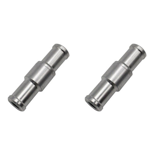 2st 12 mm Backventil Broms Servo Booster No Return Inline Envägsventil Backventil Vakuumslang Aluminiumventil