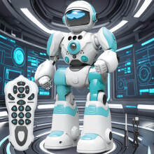 Fernbedienungsroboter für Teenager, programmierbares RC-Roboterspielzeug mit singendem Tanz, Gestenerkennung und Sprachsteuerung,