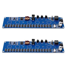 2X Micro-USB 12V Electronic DIY Kit IN14 Nixie Tube Digital LED Clock Gift Circuit Board Kit PCBA No Tubes