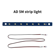 2X für FLASHFORGE Adventurer 5M AD5M Lichtstreifen, Superhelle LED 24V Lichtleiste für AD5M 5MPRO 3D-Drucker
