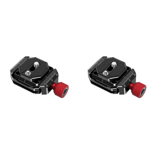2X Universal Quick Release Plate Clamp SLR Camera Stabilizer Tripod Base Gimbal Quick Release Base 38mm Arca Accessories