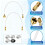 Hydraulic Steering Bleed Kit for Seastar Systems,Quick-Connect Leak-Proof Tool with Gaskets,for Outboard, Inboard 5
