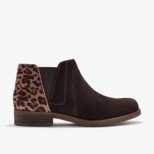 (Standard, 4 (Adults')) Demi2 Beat Dark Brown Suede